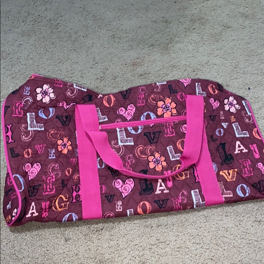 ‘Love’ duffel